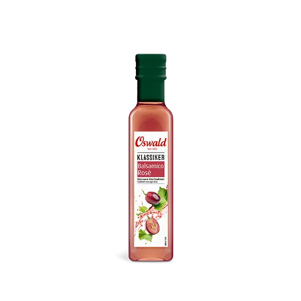Kleine Flasche Balsamico Rosè, Öl & Essig, Oswald