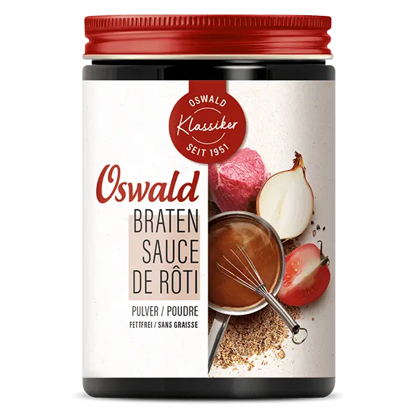 Kleine Dose Bratensauce fettfrei, Saucen, Oswald