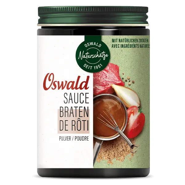 Kleine Dose Bratensauce Naturschätze, Saucen, Oswald