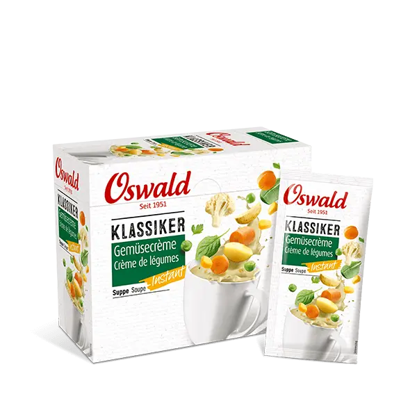 Carton Crème de Légumes Instantanée, Soupes, Oswald