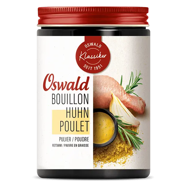 Kleine Dose Hühnerbouillon fettarm, Bouillon, Oswald