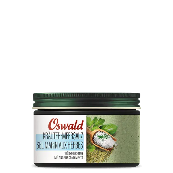 Kleinste Dose Kräuter-Meersalz Naturschätze, Gewürze, Oswald