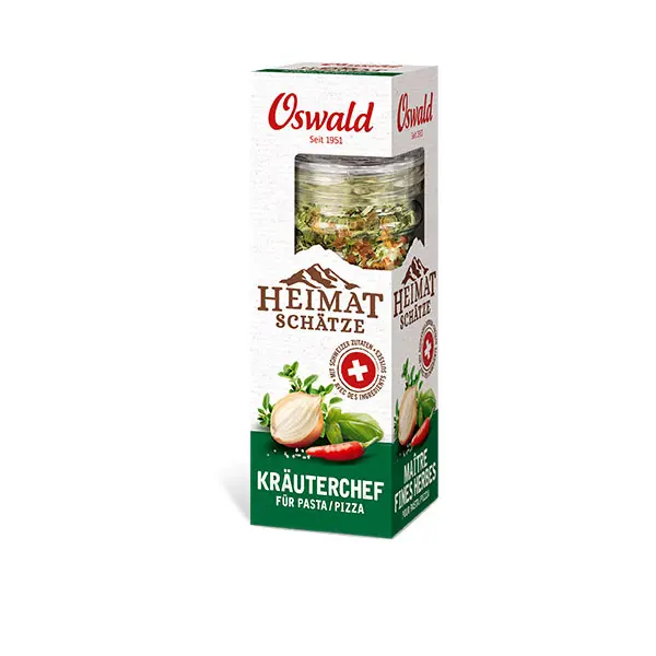 Mühle Kräuterchef für Pasta-Pizza Mühle Heimatschätze, Gewürze, Oswald