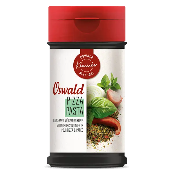 Kleine Dose Pizza/Pasta-Würzmischung, Gewürze, Oswald