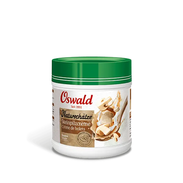 Boîte moyenne Crème de Bolets Trésors de la Nature, Soupes, Oswald