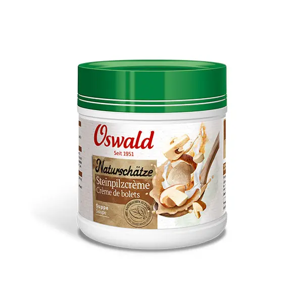 Boîte moyenne Crème de Bolets Trésors de la Nature, Soupes, Oswald