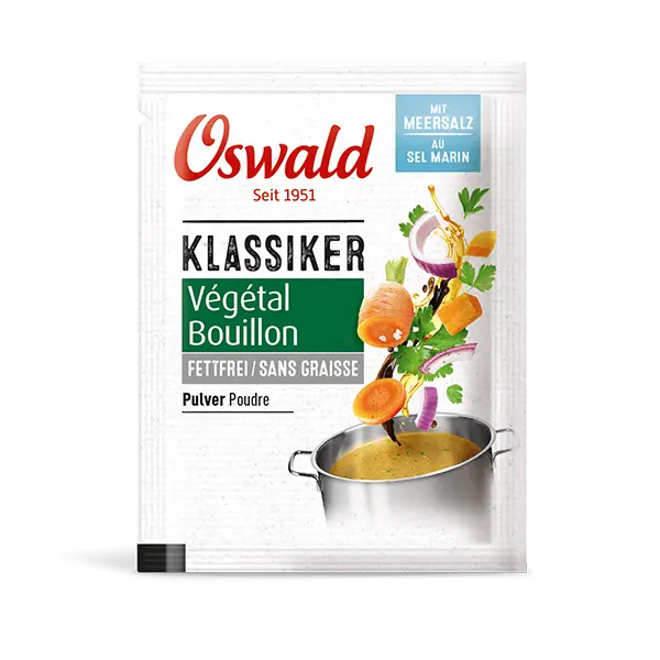 Schachtel Végétal Bouillon mit Einlage Portionen, Bouillon, Oswald