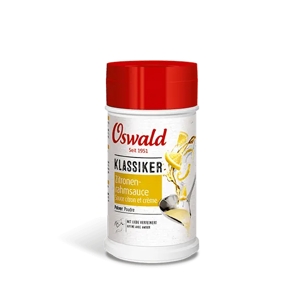 Kleine Dose Zitronenrahmsauce, Saucen, Oswald