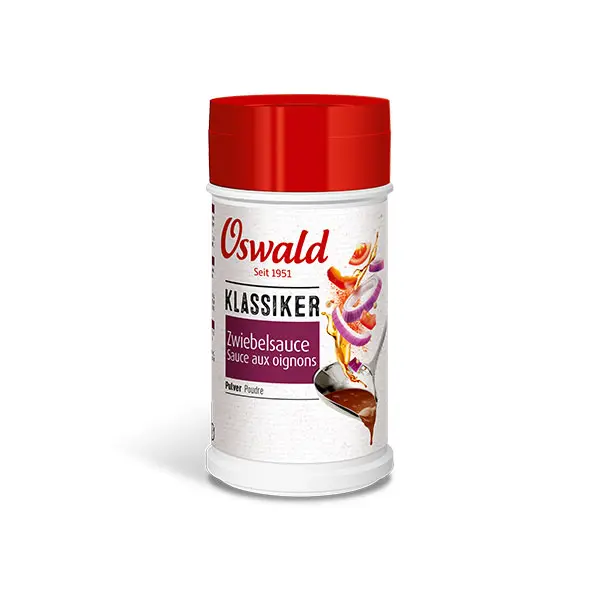 Kleine Dose Zwiebelsauce, Saucen, Oswald