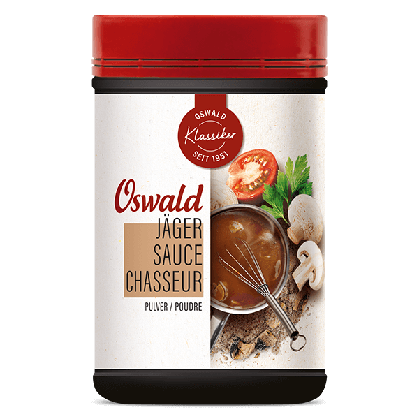 Grosse Dose Jägersauce, Saucen, Oswald