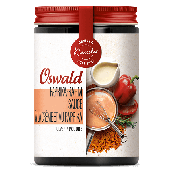 Kleine Dose Paprikarahmsauce, Saucen, Oswald